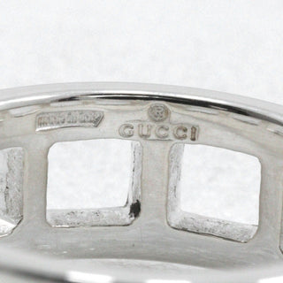 Gucci Open Square Ring Silver 925
