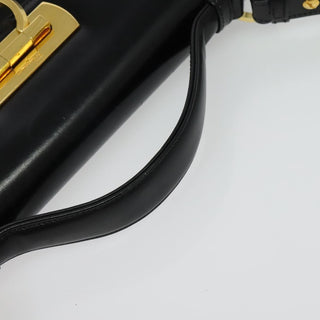 Salvatore Ferragamo Gancini Convertible Top Handle Bag Leather