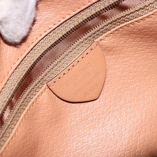 Celine Vintage Macadam Shoulder Bag Canvas and Leather