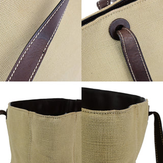 Chanel Shopper Tote Quilted Fabric