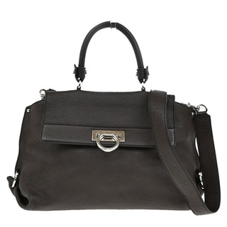 Salvatore Ferragamo Sofia Satchel Leather