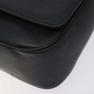 Celine Vintage Circle Logo Crossbody Bag Leather