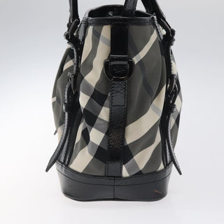 Burberry Lowry Convertible Tote Beat Check Nylon