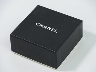 Chanel Vintage Round CC Clip-On Earrings Metal with Faux Pearl