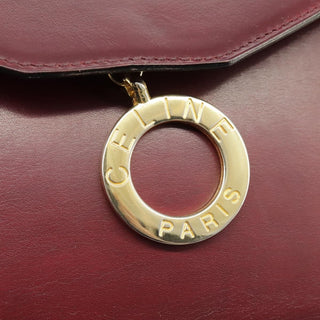 Celine Circle logo Leather