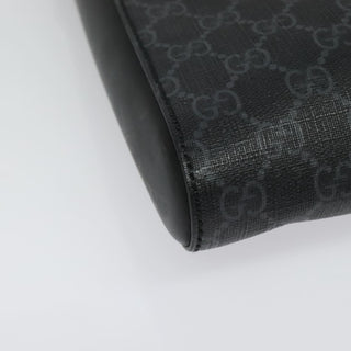 Gucci Web Strap Front Zip Messenger Bag GG Coated Canvas