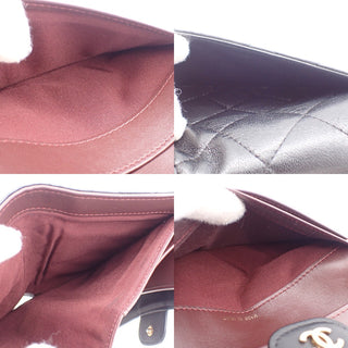 Chanel Trifold Classic Flap Wallet Quilted Lambskin