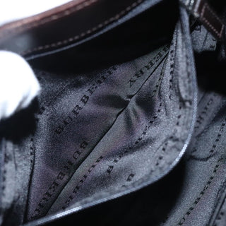 Burberry Nova Check Tote Canvas and Leather