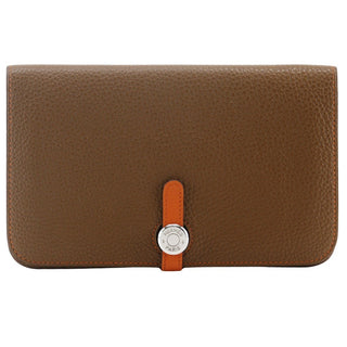 Hermes Dogon Duo Combined Wallet Leather