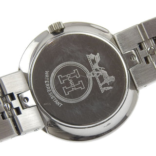 Hermes Profile Quartz Watch Stainless Steel and Plated Metal