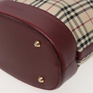 Burberry Nova Check Tote canvas check pattern