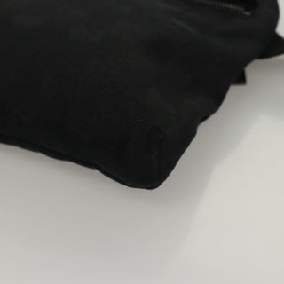 Gucci Vintage Double Belt Bag GG Canvas with Leather