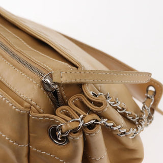 Chanel Lax Accordion Camera Bag Leather