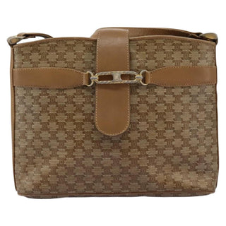 Celine Vintage Macadam Shoulder Bag Canvas