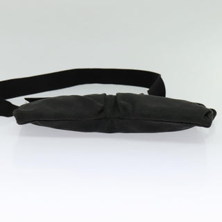 Gucci Vintage Double Belt Bag GG Canvas with Leather