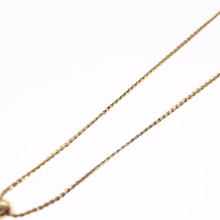 Christian Dior CD Pendant Necklace Metal