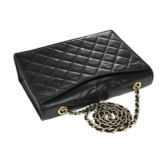 Chanel Vintage CC Chain Full Flap Bag Quilted Leather