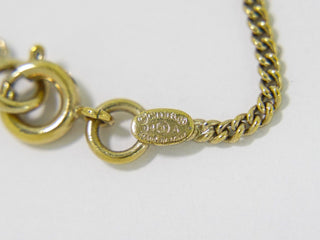 Chanel Rainbow CC Pendant Necklace Metal and Crystals