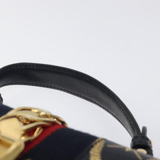 Gucci Sylvie Top Handle Bag Printed Leather