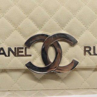 Chanel Cruise Flap Bag Quilted Canvas