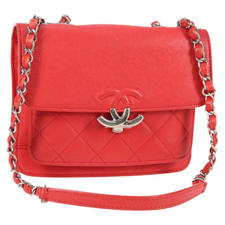 Chanel CC Box Flap Bag Quilted Caviar