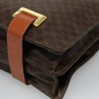 Celine Macadam Shoulder Bag PVC Leather