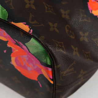 Louis Vuitton Neverfull Tote Limited Edition Monogram Roses