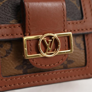 Louis Vuitton Dauphine Chain Wallet Reverse Monogram Canvas