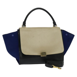 Celine Trapeze Bag Leather with Suede