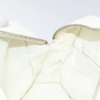 Chanel Vintage Logo Bowler Bag Quilted Canvas