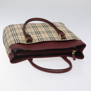 Burberry Nova Check Tote Canvas and Leather