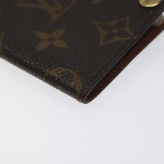 Louis Vuitton Porte Cartes Pression Card Case Monogram Canvas