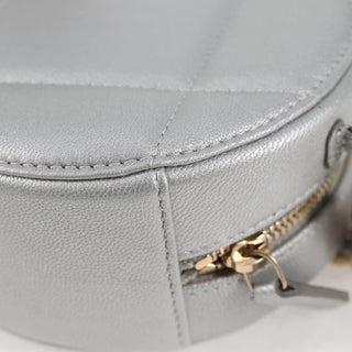 Chanel 19 Round Clutch with Chain Quilted Leather