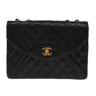 Chanel Vintage Two Tone Envelope Flap Bag Quilted Lambskin