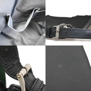 Gucci Web Strap Flat Messenger Bag Techno Canvas