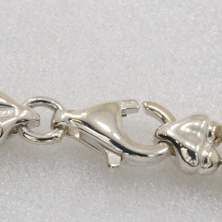 Gucci Logo Bar Double Ball Necklace Silver 925