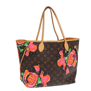 Louis Vuitton Neverfull Tote Limited Edition Monogram Roses