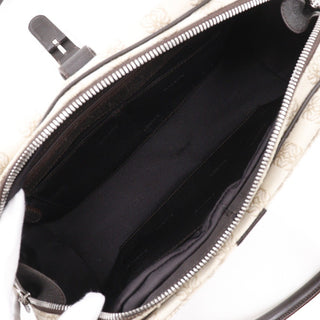 Loewe Vintage Anagram Handbag Canvas with Leather