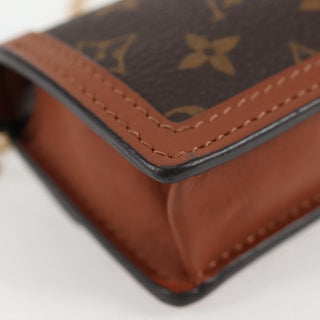 Louis Vuitton Dauphine Chain Wallet Reverse Monogram Canvas