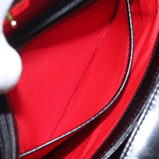 Gucci Vintage Convertible Bamboo Box Crossbody Bag Leather