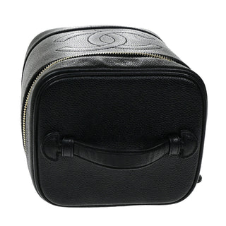 Chanel Vintage Timeless Vanity Case Caviar