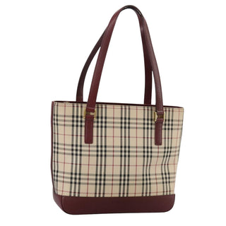 Burberry Nova Check Tote canvas check pattern