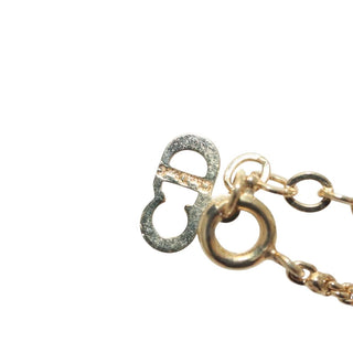 Christian Dior CD Pendant Necklace Gold-plated