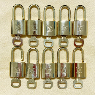 Louis Vuitton Cadenas Bag Charm Gold-plated