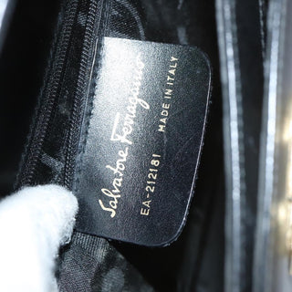 Salvatore Ferragamo Gancini Convertible Top Handle Bag Leather