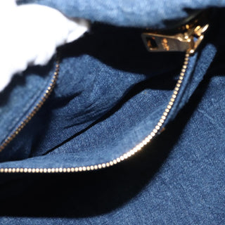 Prada Canapa Convertible Tote Denim