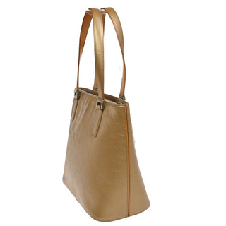 Louis Vuitton Mat Stockton Handbag Monogram Vernis