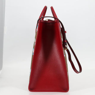 Gucci Doraemon Tote Printed Mini GG Coated Canvas