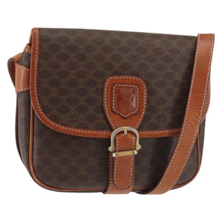 Celine Macadam Shoulder Bag PVC Leather