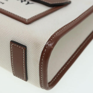 Burberry Freya Shopping Tote Canvas with Leather
